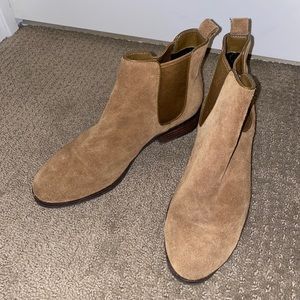 Cole Haan Tan Suede Booties